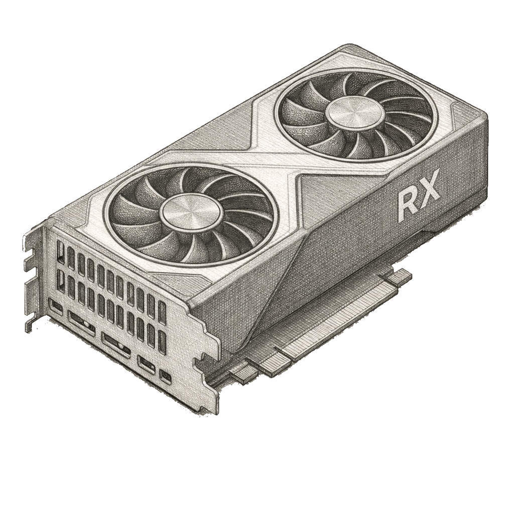 AMD RX 7700 XT graphics card repair