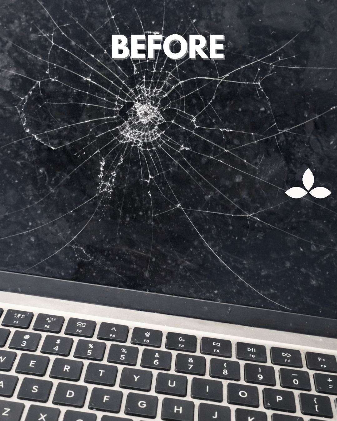 Macbook Screen Repair (before)